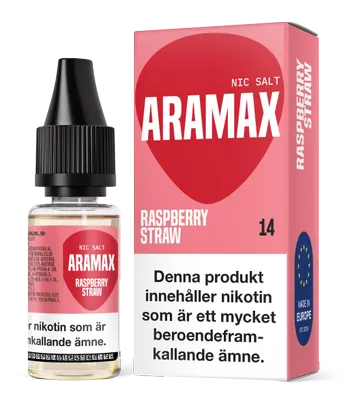 Aramax Salt - Raspberry Straw (10 ml, 14 mg Nikotinsalt)