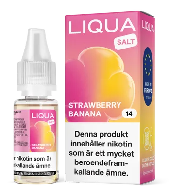 Liqua Salt - Strawberry Banana (10 ml, 14 mg Nikotinsalt)