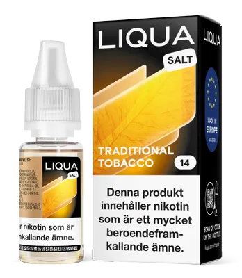 Liqua Salt - Traditional Tobacco (10 ml, 14 mg Nikotinsalt)