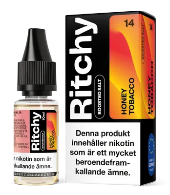 Ritchy Salt - Honey Tobacco (10 ml, 14 mg Nikotinsalt)
