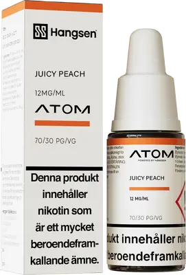 Hangsen Atom - Juicy Peach 12 mg