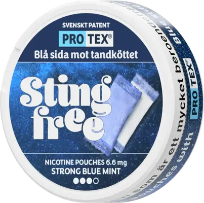 Sting Free Slim tobaksfritt snus, mintsmak, 6 mg/portion, 11 g