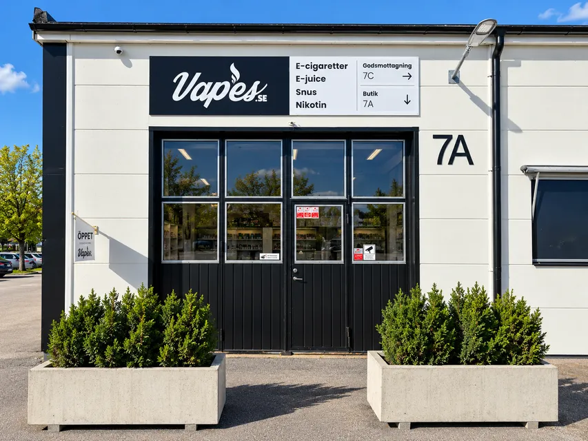 Vapes Lidköping – butiksmiljö