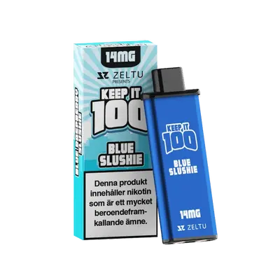 Zeltu Keep It 100 Blue Slushie förfylld pod, 2 ml, 14 mg nikotin, 1 st.