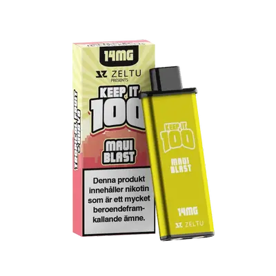 Zeltu Keep It 100 Maui Blast förfylld pod, 14 mg nikotin, 2 ml, 1-pack.