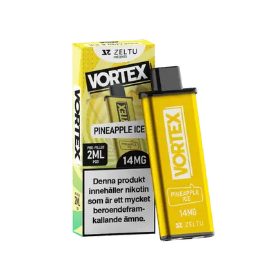 Zeltu Vortex Pineapple Ice förfylld pod, 2 ml, 14 mg nikotin.