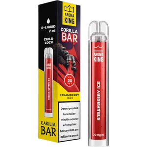 Aroma King - Gorilla Bar - Strawberry Ice (20 mg, Disposable)