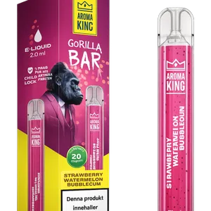 Aroma King - Gorilla Bar - Strawberry Watermelon Bubblegum (20 mg, Disposable)