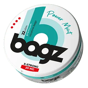 Bagz - Power Mint X-Strong - Slim (14,2 mg/portion)