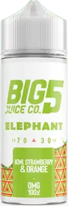 Big 5 - Elephant - Kiwi, Orange & Strawberry (100 ml, Shortfill)