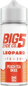 Big 5 - Leopard - Peach Tea on Ice (100 ml, Shortfill)