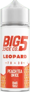 Big 5 - Leopard - Peach Tea on Ice (100 ml, Shortfill)