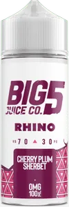 Big 5 - Rhino - Cherry Plum Sherbert (100 ml, Shortfill)