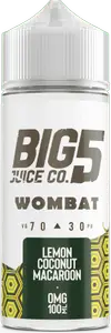 Big 5 - Wombat - Lemon, Coconut & Macaroon (100 ml, Shortfill)