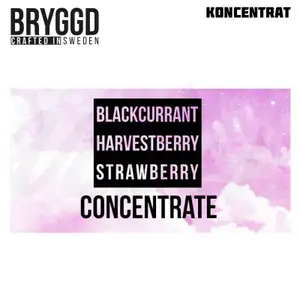 Bryggd - Blackcurrant Harvestberry Strawberry (Koncentrat, 30 ml)