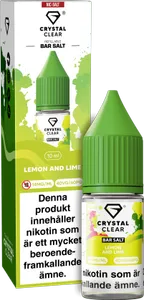 Crystal Clear - Lemon & Lime (10 ml, 14 mg Nikotinsalt)