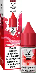 Crystal Clear - Strawberry Watermelon Bubblegum (10 ml, 14 mg Nikotinsalt)