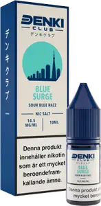 Denki Club - Blue Surge (Sour Blue Razz) (10 ml, 14,5 mg Nikotinsalt)