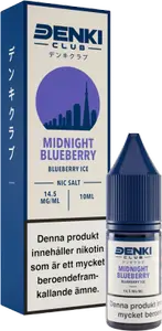 Denki Club - Midnight Blueberry (Blueberry Ice) (10 ml, 14,5 mg Nikotinsalt)