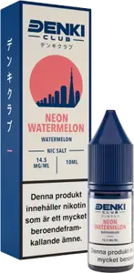Denki Club - Neon Watermelon (Watermelon) (10 ml, 14,5 mg Nikotinsalt)