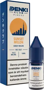 Denki Club - Sunset Melon (Sweet Melon) (10 ml, 14,5 mg Nikotinsalt)
