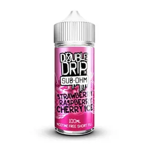 Double Drip - Strawberry Raspberry Cherry Ice (100 ml, Shortfill)