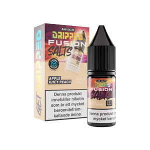 Dripped Fusion Salts - Apple Juicy Peach (10 ml, 14,5 mg Nikotinsalt)