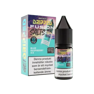 Dripped Fusion Salts - Blue Raspberry Ice (10 ml, 14,5 mg Nikotinsalt)