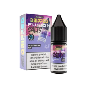 Dripped Fusion Salts - Blueberry Ice (10 ml, 14,5 mg Nikotinsalt)