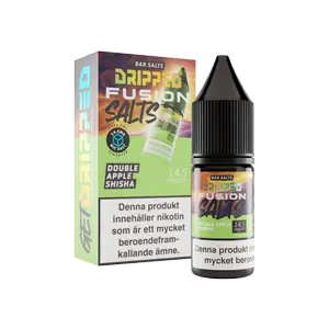 Dripped Fusion Salts - Double Apple Shisha (10 ml, 14,5 mg Nikotinsalt)