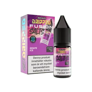 Dripped Fusion Salts - Grape Ice (10 ml, 14,5 mg Nikotinsalt)