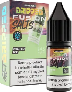 Dripped Fusion Salts - Mojito Ice (10 ml, 14,5 mg Nikotinsalt)