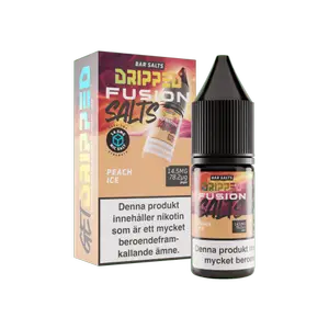 Dripped Fusion Salts - Peach Ice (10 ml, 14,5 mg Nikotinsalt)