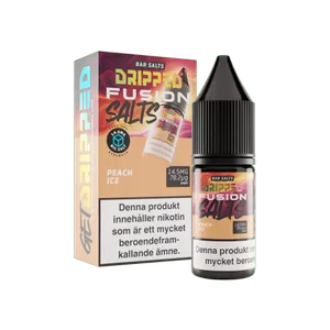 Dripped Fusion Salts - Peach Ice (10 ml, 14,5 mg Nikotinsalt)