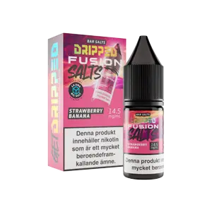 Dripped Fusion Salts - Strawberry Banana (10 ml, 14,5 mg Nikotinsalt)