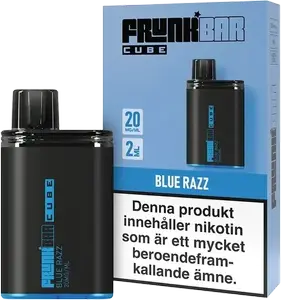Frunk Bar Cube - Blue Razz (20 mg, Engångs vape)