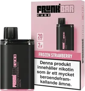 Frunk Bar Cube - Frozen Strawberry (20 mg, Engångs vape)
