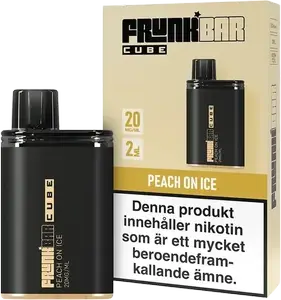 Frunk Bar Cube - Peach on Ice (20 mg, Engångs vape)