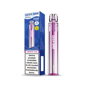 GEEK BAR Elite 1000 - Grape Ice (20 mg, Engångs vape)