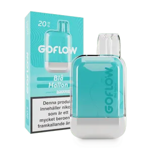 GoFlow - Blå Hallon (20 mg, Engångs vape)
