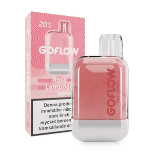 GoFlow - Rosa Lemonad (20 mg, Engångs vape)
