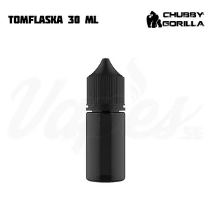 Gorilla V3 - Tomflaska (30 ml) Svart