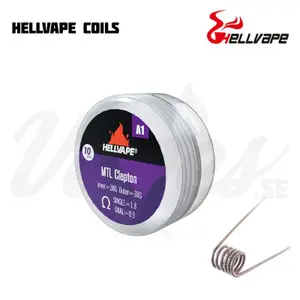 Hellvape MTL Clapton Coil (1,8 ohm, A1, 10-pack)