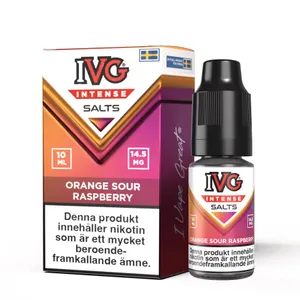 IVG Intense Salts - Orange Sour Raspberry (10 ml, 14,5 mg, Nikotinsalt)