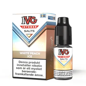 IVG Intense Salts - White Peach Ice (10 ml, 14,5 mg, Nikotinsalt)