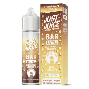 Just Juice Bar - Iced Caramel Macchiato (40 ml, Shortfill)