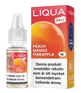 Liqua Salt - Peach Mango Pineapple (10 ml, 14 mg Nikotinsalt)