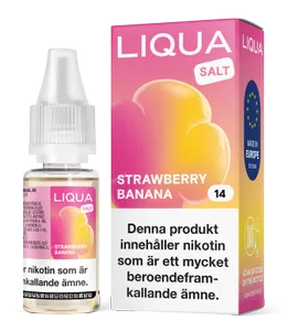 Liqua Salt - Strawberry Banana (10 ml, 14 mg Nikotinsalt)