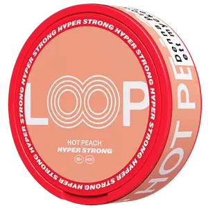Loop - Hot Peach Hyper Strong - Slim (14,8 mg/portion)