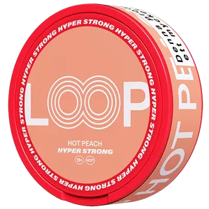 Loop - Hot Peach Hyper Strong - Slim (14,8 mg/portion)
